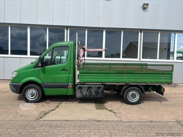 Fourgon pick-up MERCEDES-BENZ Sprinter 313 CDI Pritsche Kran