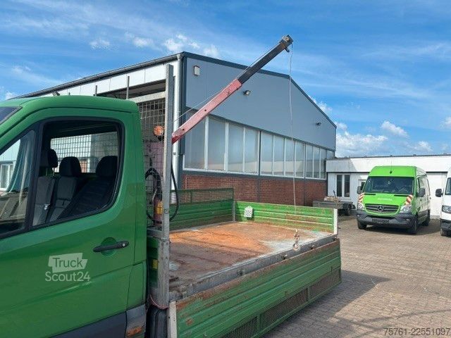 Fourgon pick-up MERCEDES-BENZ Sprinter 313 CDI Pritsche Kran