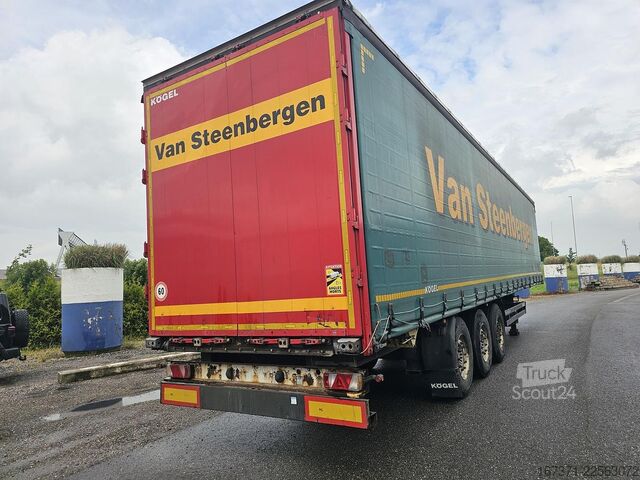 Strana so závesom Kögel SN 24 -SLIDING ROOF- COIL - SAF DISC.