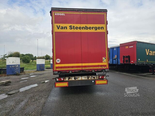 Strana so závesom Kögel SN 24 -SLIDING ROOF- COIL - SAF DISC.