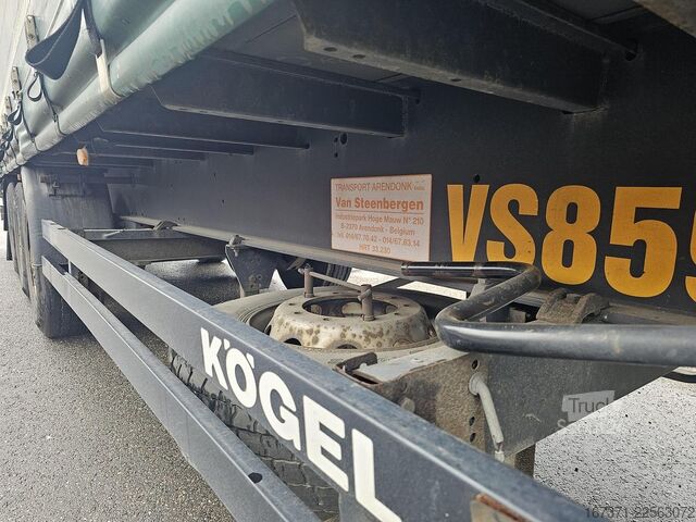 Strana so závesom Kögel SN 24 -SLIDING ROOF- COIL - SAF DISC.