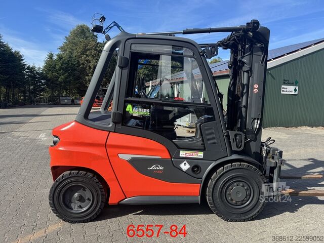 Frontgaffeltruck Linde H 50 D 01 (1204)
