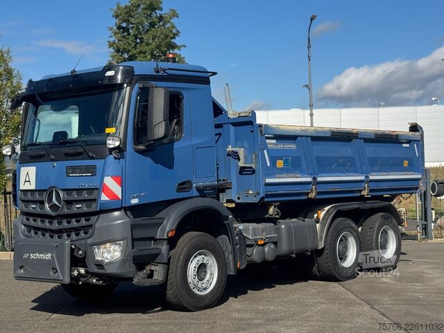 Dreiseitenkipper LKW MERCEDES-BENZ AROCS 2548  / RETARDER / BORDMATIC / ANBAUPLATTE
