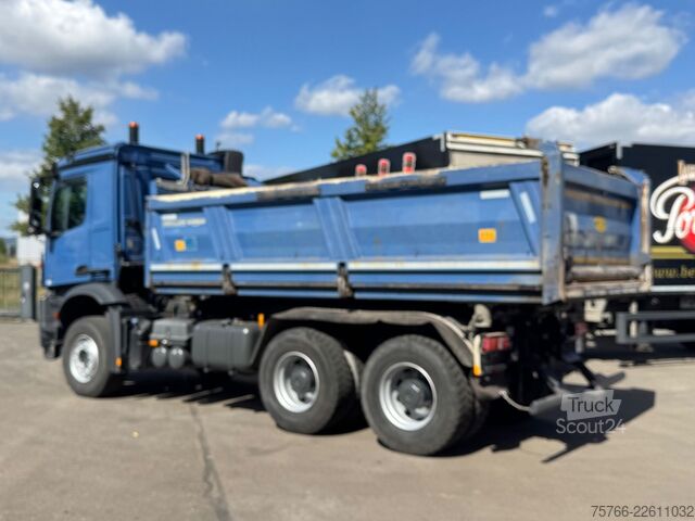 Tresidig tippbil MERCEDES-BENZ AROCS 2648  / RETARDER / BORDMATIC / ANBAUPLATTE