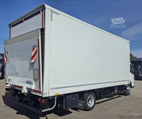 Furgoneta caja FUSO Canter 7C18 3-Sitzer Klima Koffer Ladebordwand