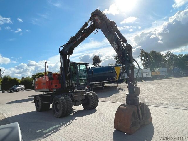Mobilbagger ATLAS 160 W/Verstellausleger/Zusatzhydraulik/2x Stück