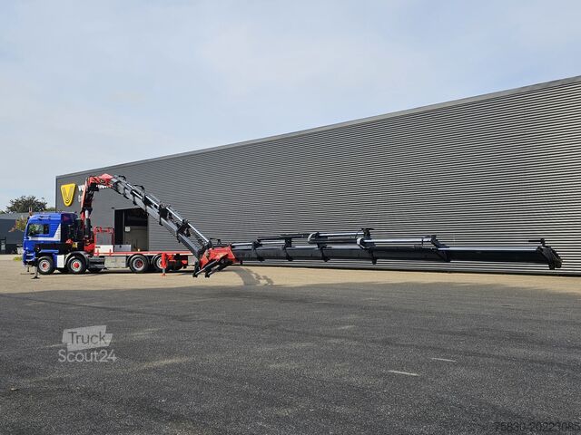 Nakladalna ploščad MAN TGS 35.500 8x4-6 / PALFINGER 92 t/m CRANE +JIB