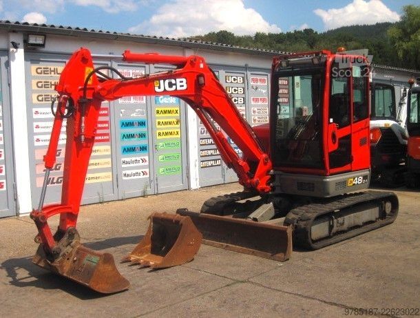 Mini-escavadora JCB 48z-1 * 2x Löffel *