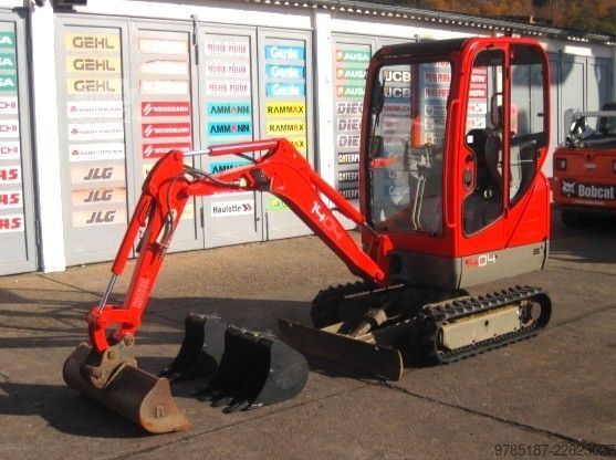 Mini-pelle WACKER NEUSON 1404 - 3x Löffel, Verstellfahrwerk