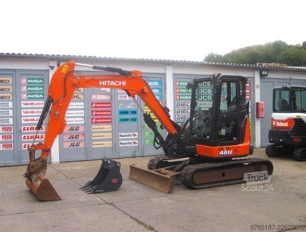 Mini-pelle HITACHI ZX48U-5A-CLR * 2x Löffel *