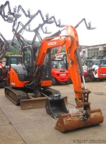 Mini-pelle HITACHI ZX48U-5A-CLR * 2x Löffel *
