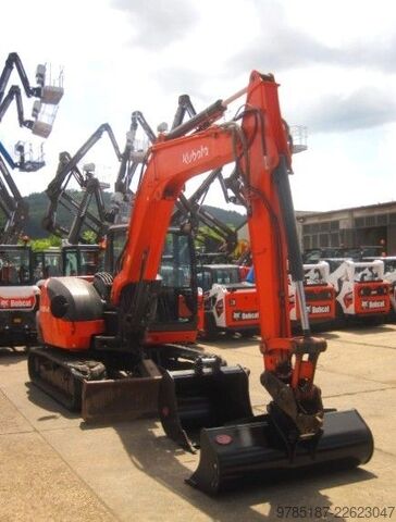 Mini-pelle KUBOTA KX080-4a ** 2x Löffel **