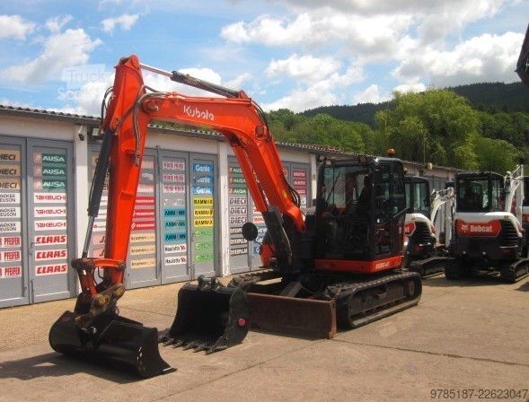Mini-pelle KUBOTA KX080-4a ** 2x Löffel **