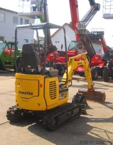 Mini-pelle KOMATSU PC 14 R - 3HS * 2x Löffel * * Vorführm *