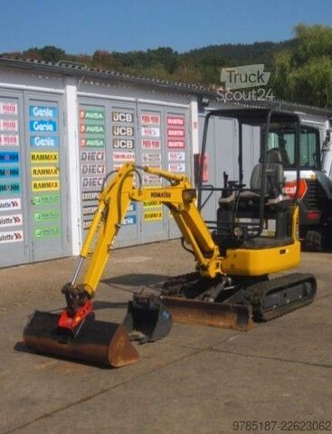 Mini-pelle KOMATSU PC 14 R - 3HS * 2x Löffel * * Vorführm *