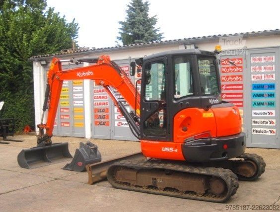 Mini-pelle KUBOTA U55-4 * 2x Löffel *