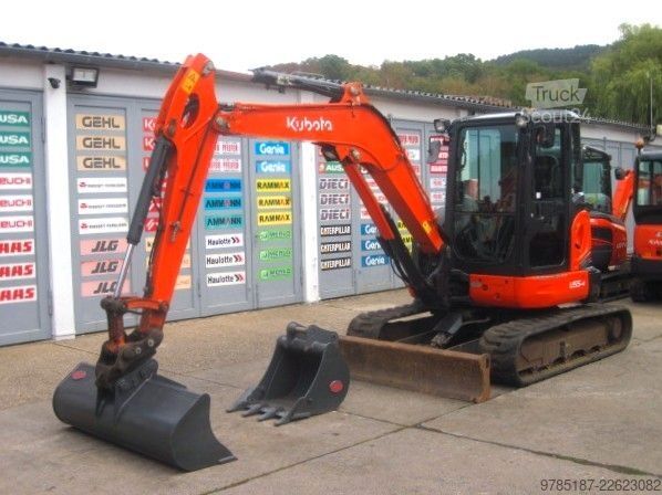 Mini-pelle KUBOTA U55-4 * 2x Löffel *