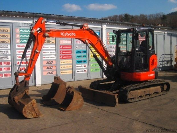 Mini-pelle KUBOTA U48-4 * 3x Löffel *
