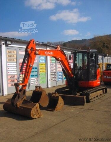 Mini-pelle KUBOTA U48-4 * 3x Löffel *
