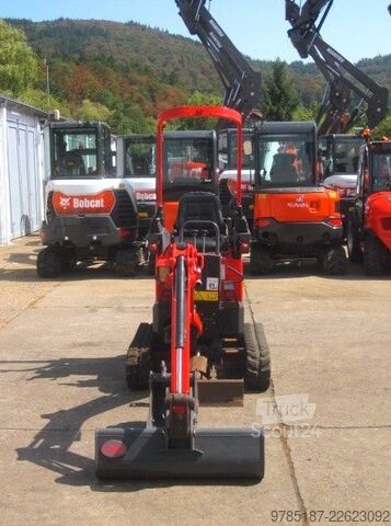 Mini-pelle BOBCAT E 10 * 2x Löffel * * Verstellfahrwerk *