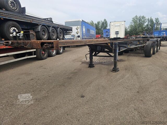 Transport av containrar VAN HOOL 40 FOOT  CONTAINER CHASSIS / 20 FOOT/ STEEL SUS...