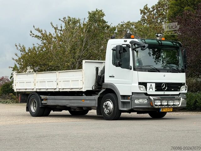 Basculantă cu macara Mercedes-Benz Atego 1218 KRAAN/KIPPER!!MANUELL!!