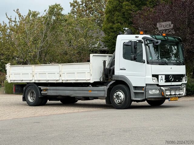 Basculantă cu macara Mercedes-Benz Atego 1218 KRAAN/KIPPER!!MANUELL!!