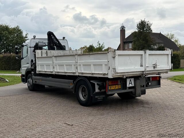 Basculantă cu macara Mercedes-Benz Atego 1218 KRAAN/KIPPER!!MANUELL!!