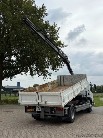 Basculantă cu macara Mercedes-Benz Atego 1218 KRAAN/KIPPER!!MANUELL!!