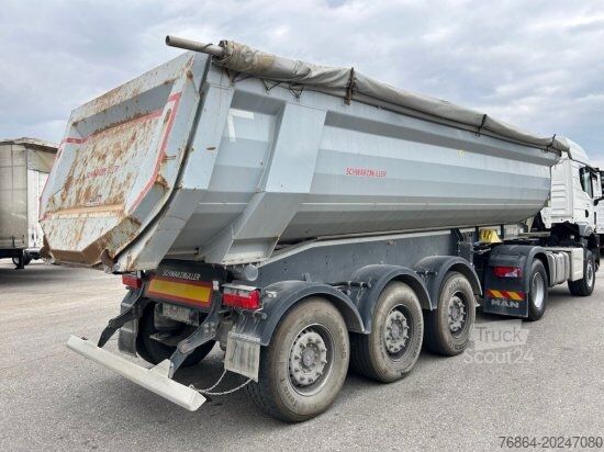 Semiremorcă basculantă SCHWARZMüLLER KIPPMULDE 25M³, SAF, ROLLPLANE, PODEST, HYVA