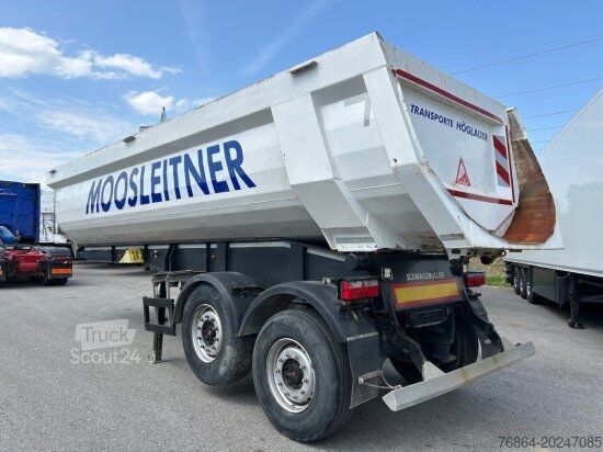 Semi-remorque benne SCHWARZMüLLER KIPPMULDE 25M³, SAF, PODEST, HYVA