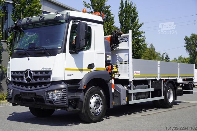 Vinçli platform Mercedes-Benz Arocs 1827 4x2 / 70 tho km!!! / Fassi