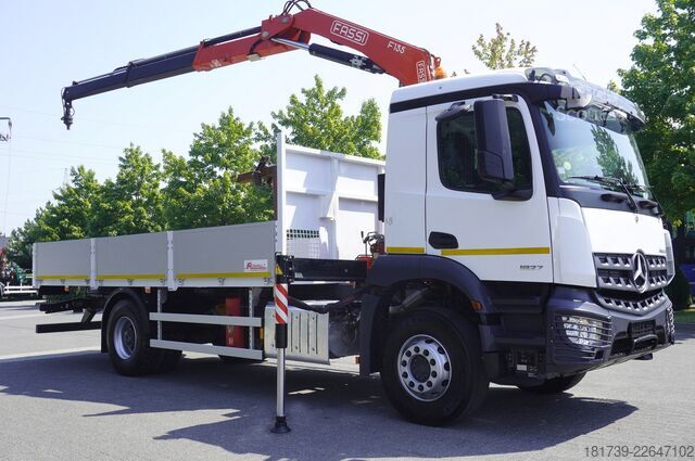 Vinçli platform Mercedes-Benz Arocs 1827 4x2 / 70 tho km!!! / Fassi
