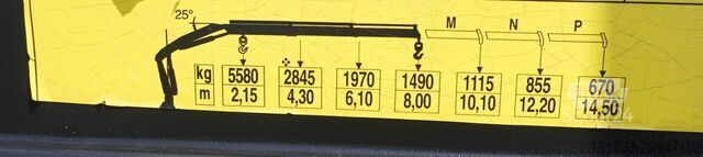Vinçli platform Mercedes-Benz Arocs 1827 4x2 / 70 tho km!!! / Fassi