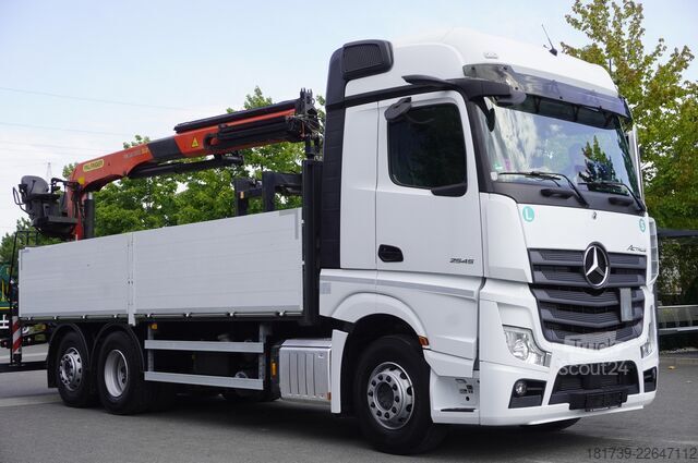 Vinçli platform Mercedes-Benz Actros 2545 MP5 / 100 tho.km / Palfinger
