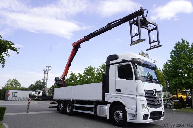 Vinçli platform Mercedes-Benz Actros 2545 MP5 / 100 tho.km / Palfinger