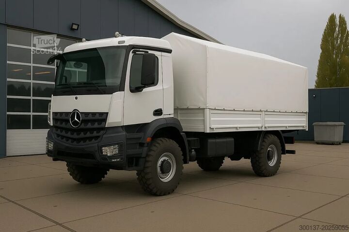 Plane Mercedes-Benz Arocs 1836 A 4x4 Cargo Truck
