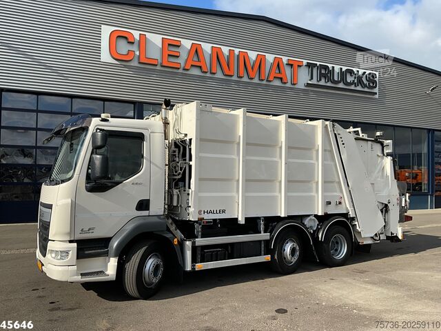 Vuilniswagen DAF FAG LF 220 Euro 6 Haller 14m³ Just 123.721 km!