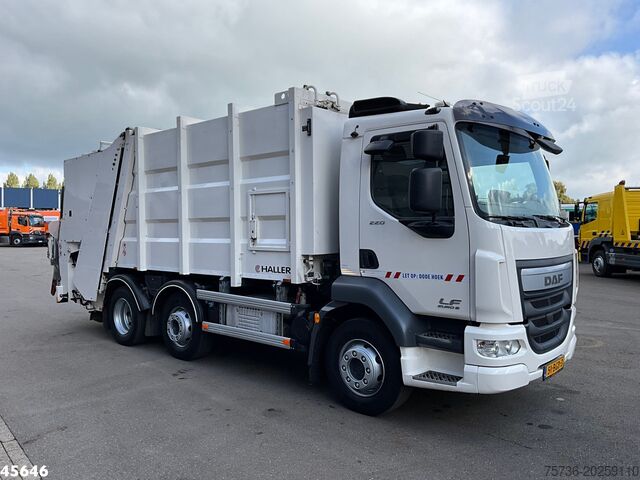 Vuilniswagen DAF FAG LF 220 Euro 6 Haller 14m³ Just 123.721 km!