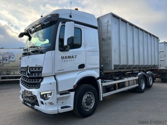 Basculantă MERCEDES-BENZ 2645 6X4, PALFINGER ABROLLKIPPER, EURO6,  PREIS OHNE ABROLLCONTAINER