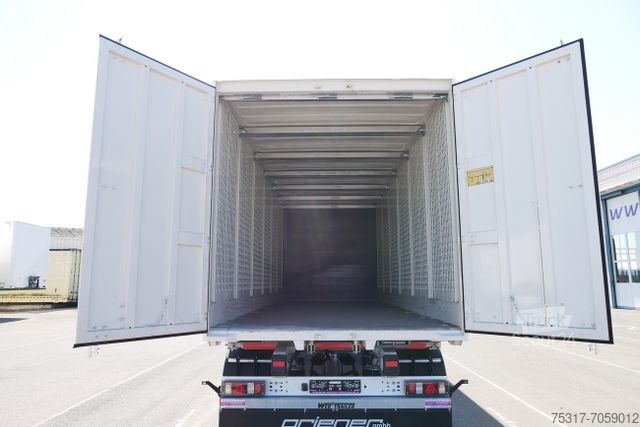Keičiamo kėbulo priekaba SCHMITZ CARGOBULL WKSTG 7,45 /STAHLKOFFER / TEXTIL / DOPPELSTOCK