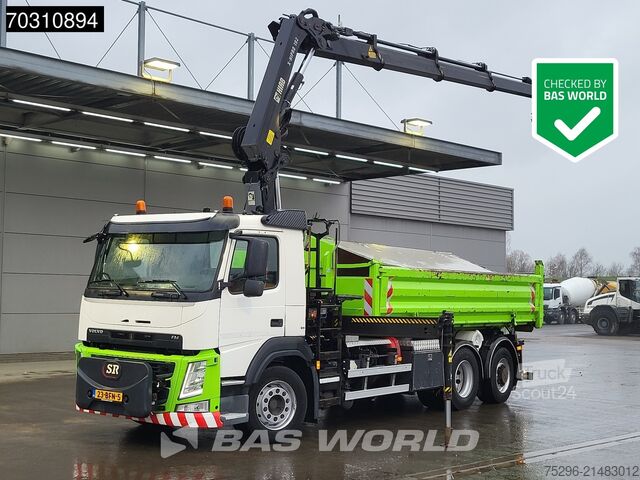 Volvo FM 330 6X2 HIAB X-HIPRO 192 E-3 Vinç Transcom Lift + Yönlendirme Aksı Euro 6 Volvo FM 330 6X2 HIAB X-HIPRO 192 E-3 Kran Crane Tran...