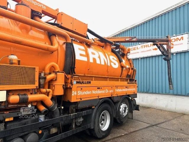 Véhicule aspirant Mercedes-Benz Actros 2543 L 6x2 WITH 15,5 M3 MULLER F155EGH V...