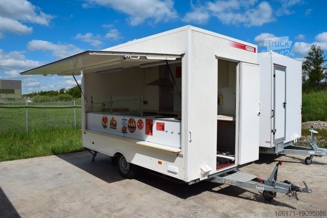 Árusító utánfutó  Engelhard VK 370 EB Gebrauchter Imbissanhänger