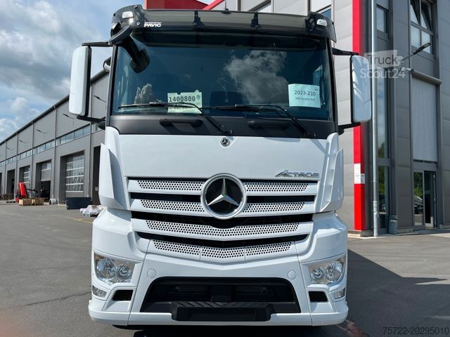 Camião de plataforma MERCEDES-BENZ ACTROS 5S M-FHS 6x2 PALFINGER/FASSI AUF LAGER!