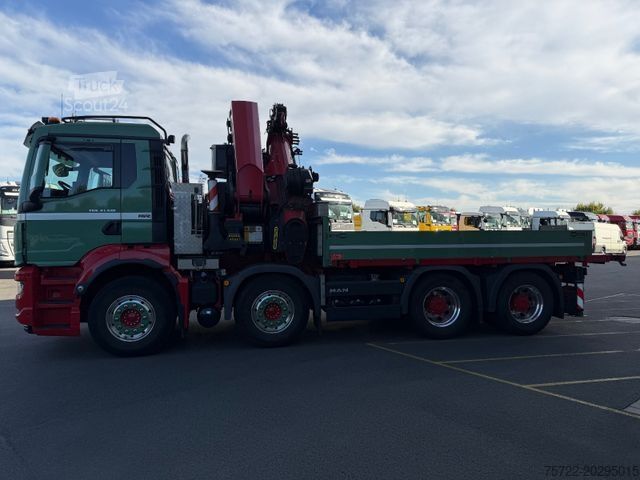 Кран, змонтований на вантажівці MAN TGS 41.510 8x4 mit Palfinger 58002 TEC7