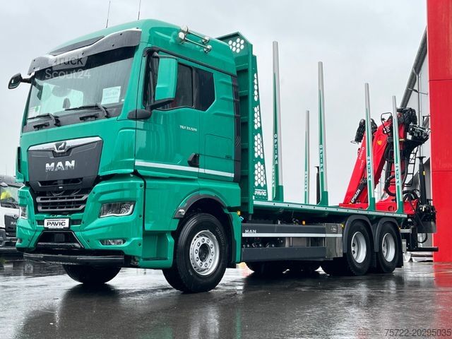 Kamion za izvlačenje drveta MAN TGX 33 520 6x4 BL PLATTFORM Epsilon Q150Z96