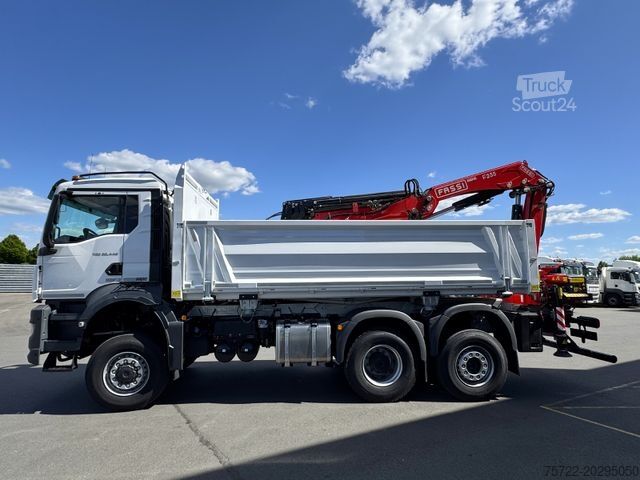 Outros MAN TGS 28.440 6x4-4 2-Seitenkipper mit Fassi F235