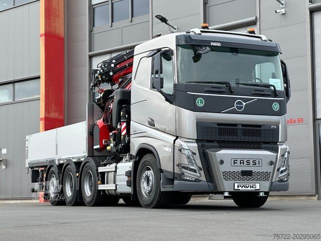 Lastbilmonteret kran VOLVO FH 500 8x4 Pritsche mit Fassi F905R.2.7 + JIB