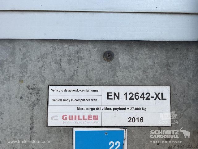 Semi-reboque aberto com lona Guillen Curtainsider Standard